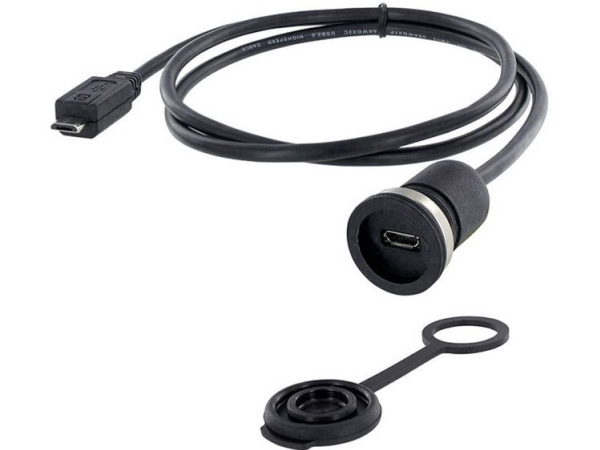 Usb-Stecker Chassisanschluss Einbau Encitech M16 1310-1013-01 (1 Stk)