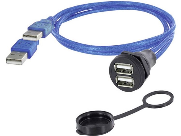 Usb-Stecker Einbaustecker, Bündig 1310-1028-01 M22 1310-1028-01 Encitech Inhalt: 1 Stück