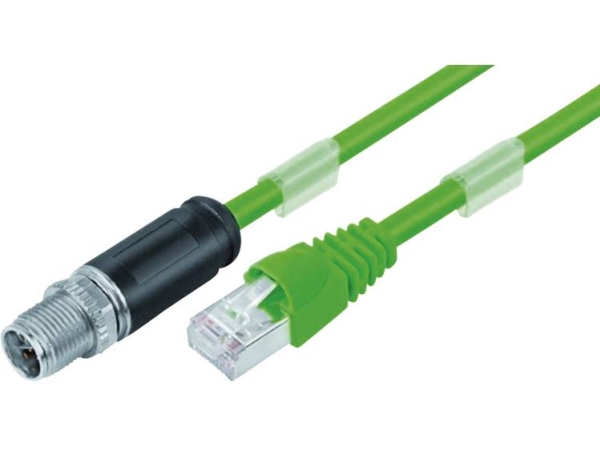 Binder 79 9723 050 08 Sensor-/Aktuator-Stecker, M12, Gerade, 3,00 M, Polzahl (Rj): 8 (20 Stk.)