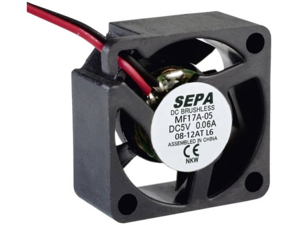 Sepa Mf17a05 Axialventilator 5 V/Dc 0,9 M³/H (L X B X H) 17 X 8 X 17 Mm