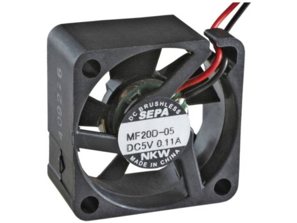 Sepa Mf20c05l Aksial Ventilator 5 V/Dc 1.3 M³/H (L X B X H) 20 X 20 X 8 Mm