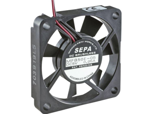Sepa Mfb50e12 Aksial Ventilator 12 V/Dc 14.3 M³/H (L X B X H) 50 X 50 X 10 Mm