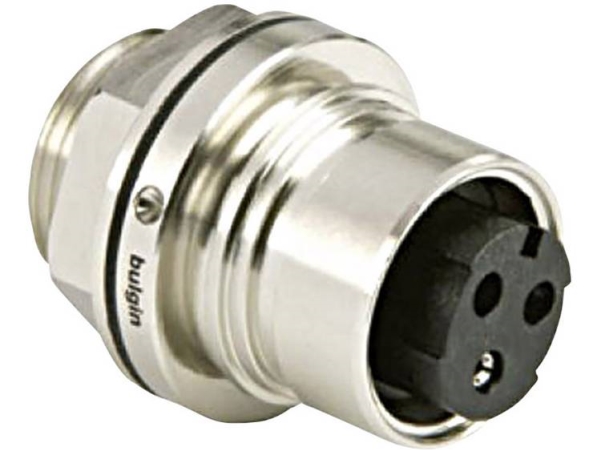 Bulgin Pxm6012/03P/Cr Rundsteckverbinder Stecker, Einbau Gesamtpolzahl: 2 + Pe