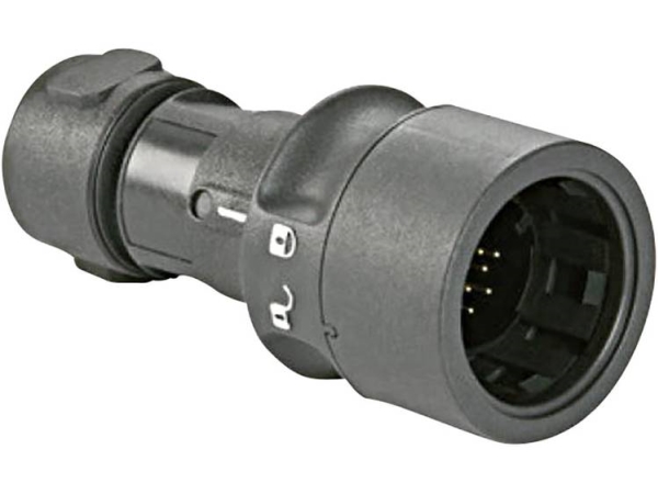 Bulgin Pxp6010/22S/Cr/0910 Rundstikforbinder Kobling, Lige Samlet Poltal: 22 Serie (Rundstikforbindelse): Buccaneer 6000 1 Stk