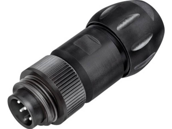 Binder 99 4221 300 04 Subminiatur-Rundsteckverbinder Stecker, Gerade - Polzahl Gesamt: 3 + Pe - 1 Stk