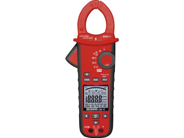 Benning Cm 12 Stromzange Cat Iv 600 V Anzeige (Counts): 9999 (044680)