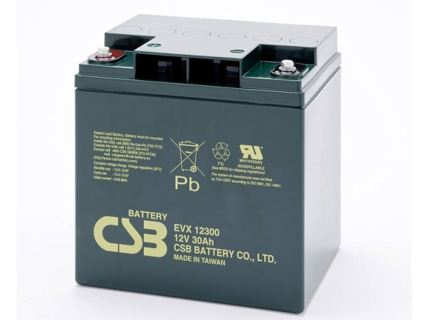 Csb Batterie Evx 12300 Evx12300 Blei-Säure-Batterie 12 V 30 Ah Bleivlies (B X H X T) 166 X 175 X 125 Mm M5-Verschraubung Zyklenstabil, Wartungsfrei,