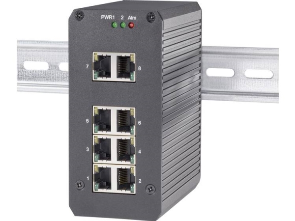 Renkforce Industrieswitch Unmanaged Gshs800 Anzahl Ethernet Ports 8 Lan-Übertragungsrate 1 Gbit/S (Rf-3336016)