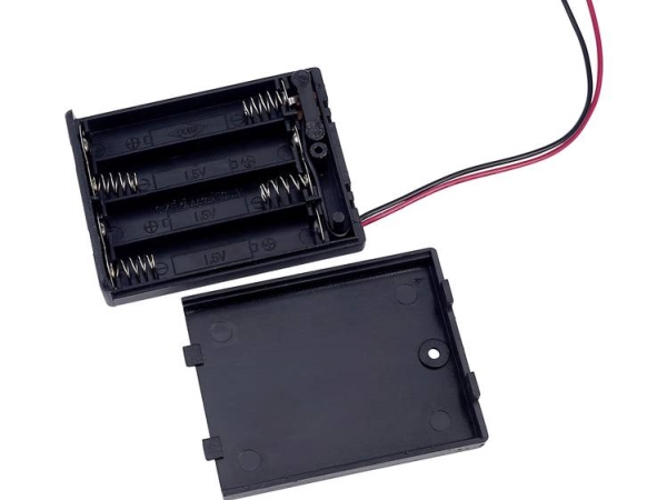 Tru Components Sbh441as Batteriehalterung 4 R03 (Aaa)-Kabel