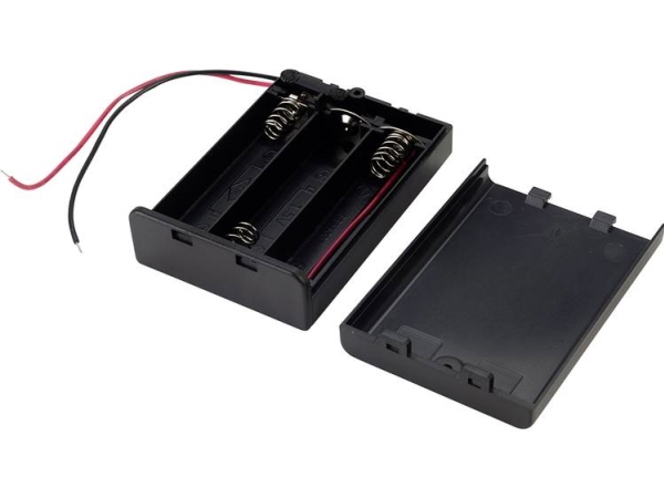 Tru Components Sbh-331As Batteriehalterung 3 R6 (Aa) Kabel