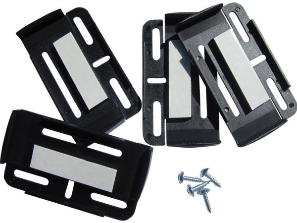 Hp Autozubehör Simple-Fix Plastic Nummerpladeholder Sort