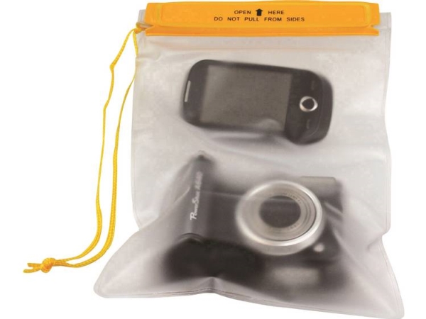 Highlander Tasche Größe M Wasserdichter Pvc-Beutel Transparent Milchig Cs108 25 X 17 X 25 Cm