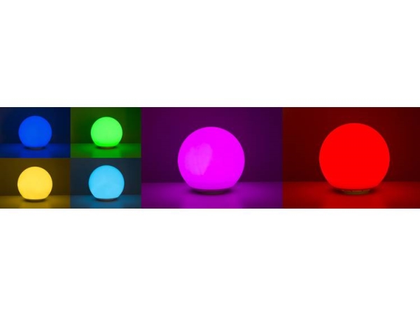 Heitronic Solar-Dekorationsleuchte Globo 37234 Solarkugel Led (Rgb) 0,4 W Rgbw Weiß