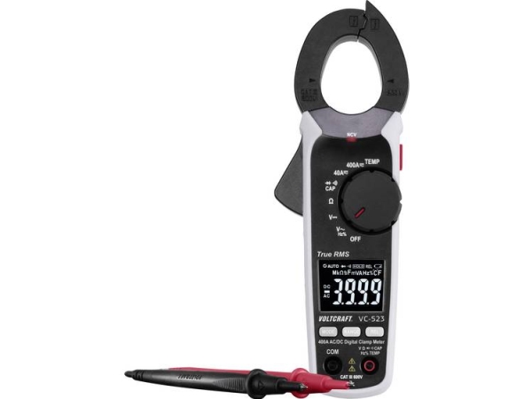 Voltcraft Vc-8466760 Strømtang Digital Cat Iii 600 V Visning (Anzahl): 4000