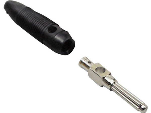 Tru Components Bananenstecker - Stift-Durchmesser 4 Mm - Schwarz - 100 Stk