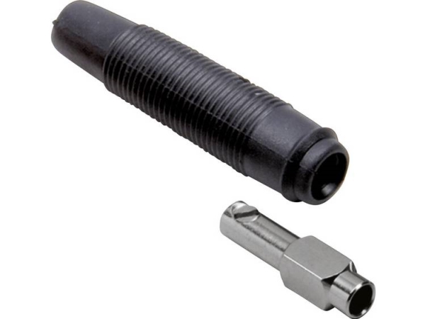 Tru Components Labor-Anschluss/Verbindung, Stift-Durchmesser: 4 Mm Gerade Schwarz (100 Stk.)