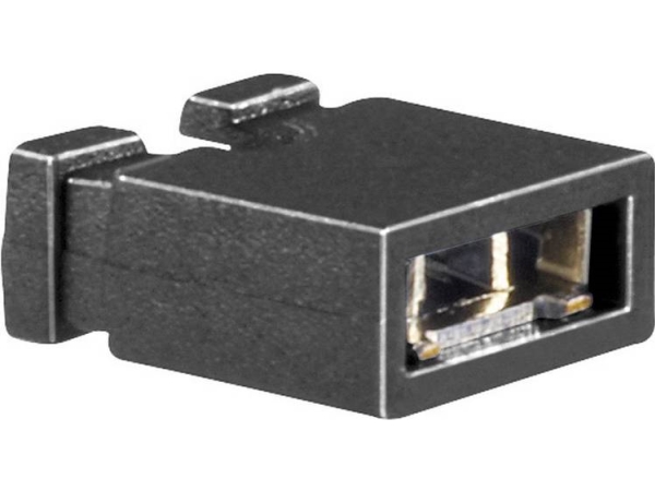 Tru Components Tc-2521029 Kortslutningsbro Rastermål: 2.54 Mm Poltal Hver Række:2 Indhold: 100 Stk