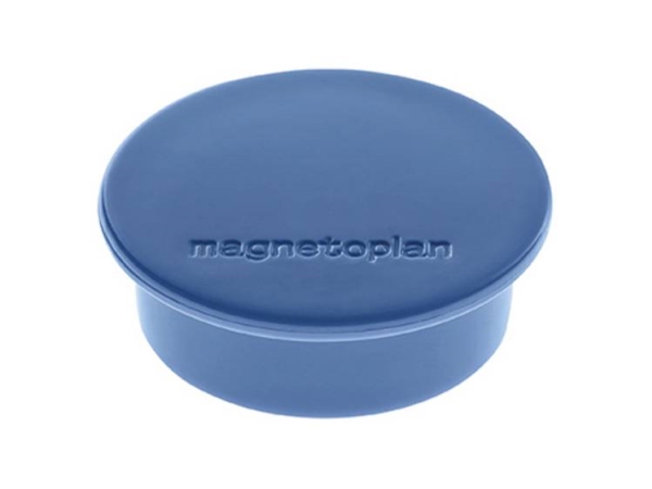 Magnetoplan Discofix Rundmagnet "Farbe", Dunkelblau Mit Vollferritkern, Haftkraft: Ca. 2,2 Kg (1662014)