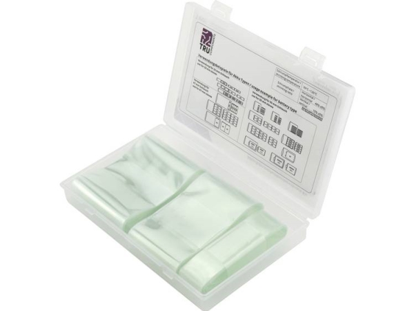 Tru Components Tc-6793932 Batteri-Krympeslange Uden Lim Transparent Krympningshastighed:2:1 3 Teile