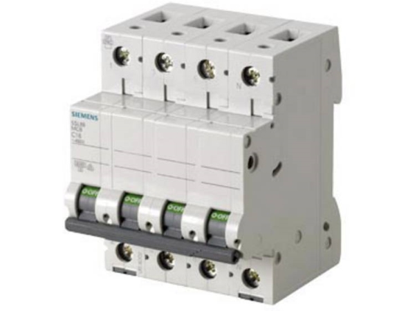 Automatsikring 6Ka 3P+N C 50A 5Sl6650-7