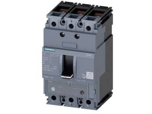Siemens 3Va1110-5Ef32-0Aa0 Leistungsschalter 1 St. Einstellbereich (Strom): 70 - 100 A Schaltspannung (Max.): 690 V/Ac (B X H X T) 76.2 X 130 X 70 Mm
