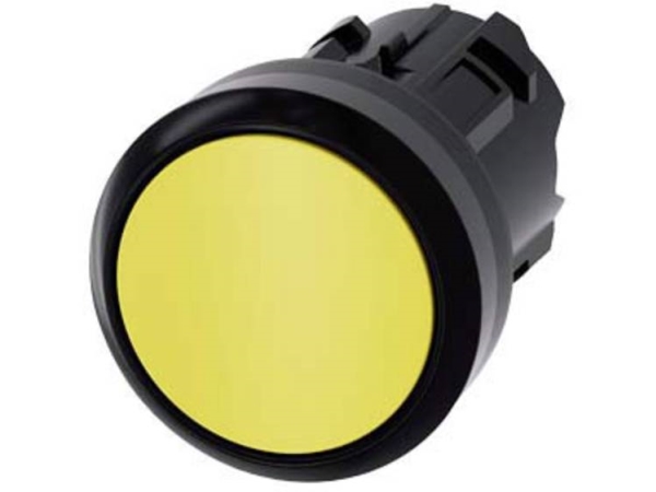 Siemens Drucktaster, Gelb, 13 G, 50 Mm, 30 Mm, 30 Mm