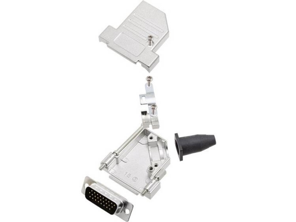 Amphenol L17dtsl15-Rg-Ljs-S+L717hda26p D-Sub Stiftleistenset 45 ° Polzahl: 26 Lötkopf 1 St