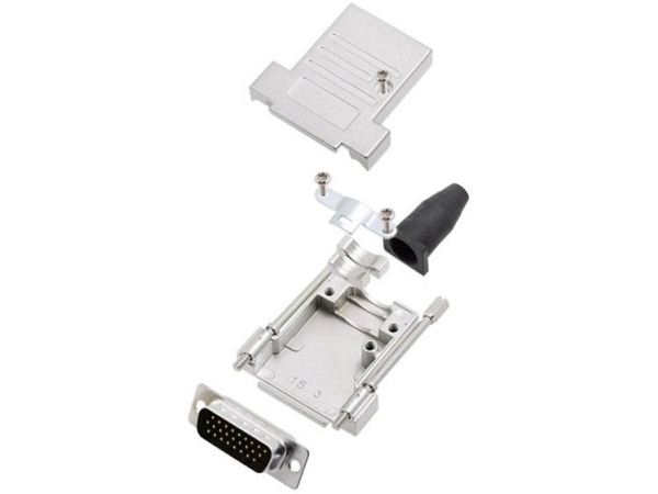 Amphenol L17dtsl15-Rg-Ljs-T+L717hda26p D-Sub Stiftleistenset 180° Polzahl: 26 Lötkopf 1 St