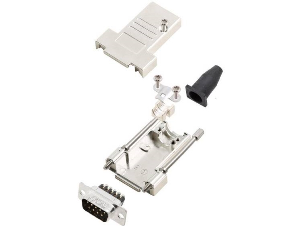 Amphenol L17dtsl09-Rg-Ljs-T+L717de09pst D-Sub Stiftleistensatz 180° Polzahl: 9 Schrauben 1 Stück