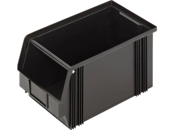 Alutec 1394003197 Esd Aufbewahrungsboxen Cb3mc Leitend 350 X 200 X 200 Mm Schwarz (1 Stk)