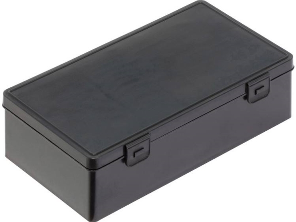 Alutec 2212.060 Esd-Box Mit Scharnier (B X H X T) 225 X 60 X 125 Mm Schwarz, 1 Stk