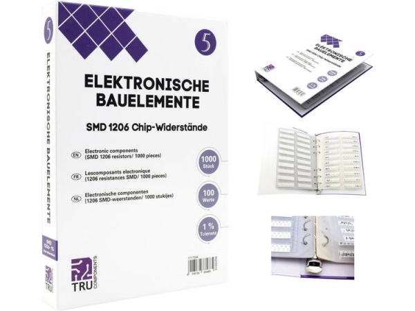 Tru Components Tc-6869416 Sortiment Album Smd 1206 0,25 W 1 % 1000 Stk
