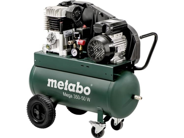 Metabo.Mega Kompressor 350-50 W 230V 50L 10Bar 250L/Min Öl