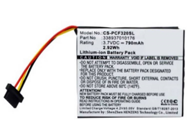 Beltrona Navigationsgerät-Akku Ersatzakku 338937010176 3,7 V 790 Mah