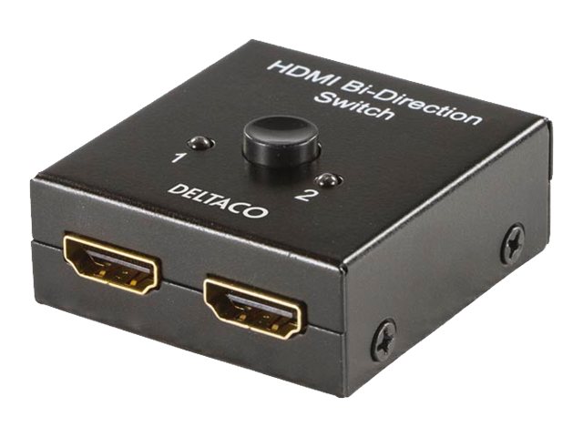 Deltaco Hdmi-7017, Hdmi, Hdmi, 3840 X 2160 Pixel, Schwarz, Kunststoff, 4K Ultra Hd
