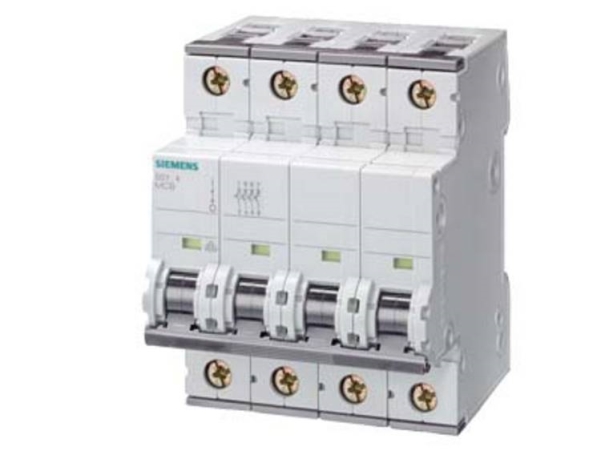 Automatsikring C 63A, 3P+N, 6Ka, 5Sy6663-7