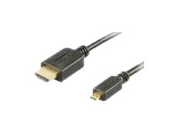Deltaco Hdmi-1053 Hdmi-Kabel 5 M Hdmi Typ D (Micro) Hdmi Typ A (Standard) Schwarz