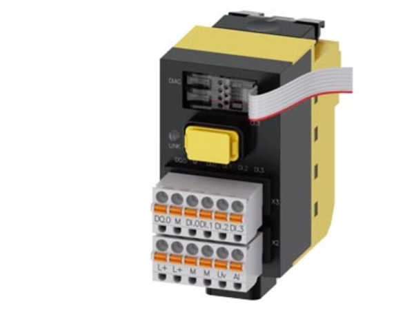 Failsafe Interface-Modul Profinet 1Dq 4Di 1Ai 24V Dc, Fjederklemmer, Tavlemontage Sirius Act 3Su1400-1Ll10-3Ba1