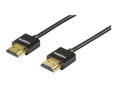 Deltaco Hdmi-1091-K - Hdmi-Kabel Mit Ethernet - Hdmi-Kabel Bis Hdmi-Kabel - 1 M - Sortiert