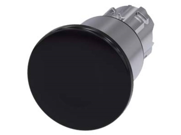 Siemens Pilzdrucktaster, 40Mm, Schwarz, Pull-Release, 62 G, 51 Mm, 103 Mm, 48 Mm