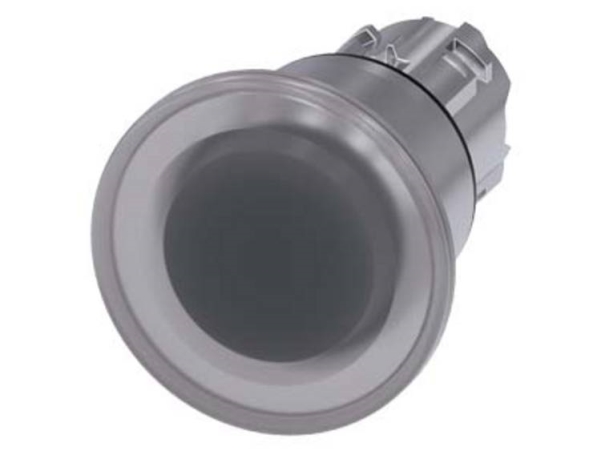 Siemens Leuchtpilzdrucktaster, 40Mm, Klar, Pull-Release, 62 G, 90 Mm, 40 Mm, 40 Mm