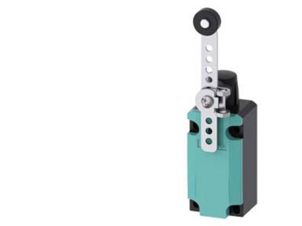 Siemens 3Se51120bh60 3Se5112-0Bh60 Positionsafbryder 6 A Svingarm, Metalarm, Plastrulle Ip66, Ip67 1 Stk., Metal, Ip66, Ip67, 45 Mm, 165 Mm, 72 Mm, 3