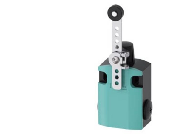 Siemens 3Se51220ch60 3Se5122-0Ch60 Positionsafbryder 6 A Svingarm, Metalarm, Plastrulle Ip66, Ip67 1 Stk., Metal, Ip66, Ip67, 56 Mm, 166,5 Mm, 77,5 M