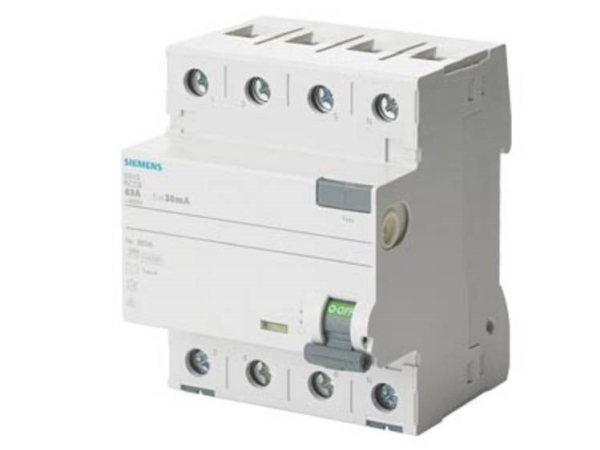 Siemens 5Sv33446la01 Fi-Schutzschalter A 40 A 0.03 A 400 V
