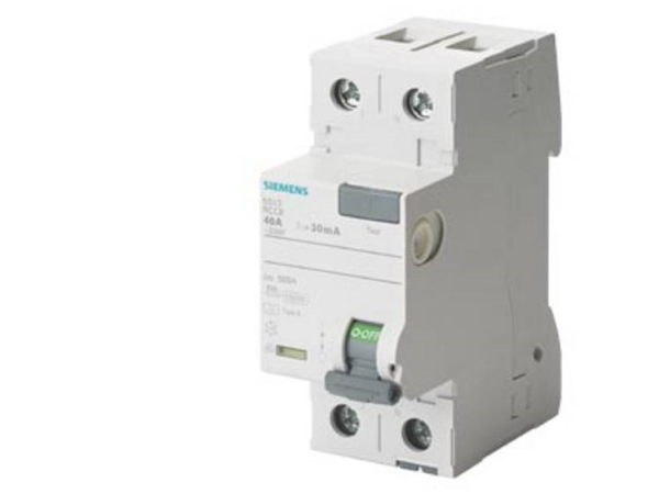 Siemens 5Sv36128 5Sv3612-8 Fi-Schutzschalter A 25 A 0.3 A 230 V, 10 A, Ip20