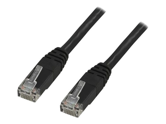 Deltaco Tp-603S - Patchkabel - Rj-45 (Stecker) Auf Rj-45 (Stecker) - 30 Cm - Utp - Cat 6 - Geformt - Schwarz