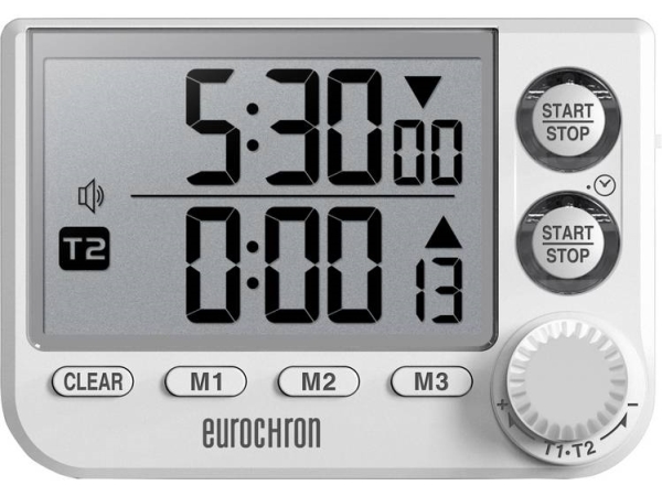 Eurochron Edt 8002 Timer Hvid Digital