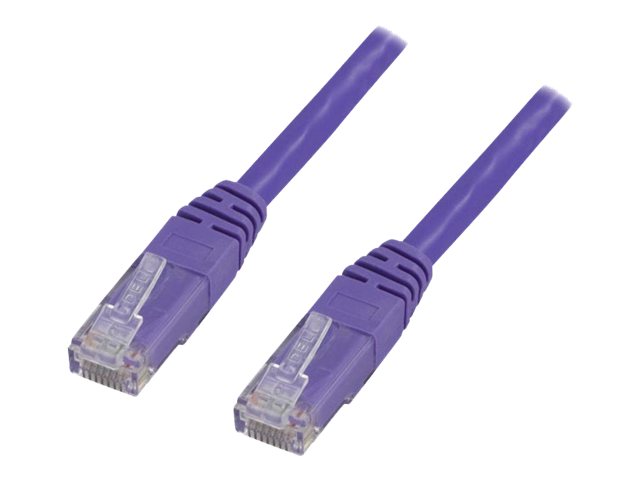 Deltaco Tp-611P - Patchkabel - Rj-45 (Han) Til Rj-45 (Han) - 1,5 M - Utp - Cat 6 - Formet - Lilla