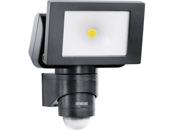 Steinel Flutlicht Led Strahler 20W 4000K 1760Lm Ip44 Mit Bewegungs- Und Dämmerungssensor Schwarz Ls 150 Led St052546