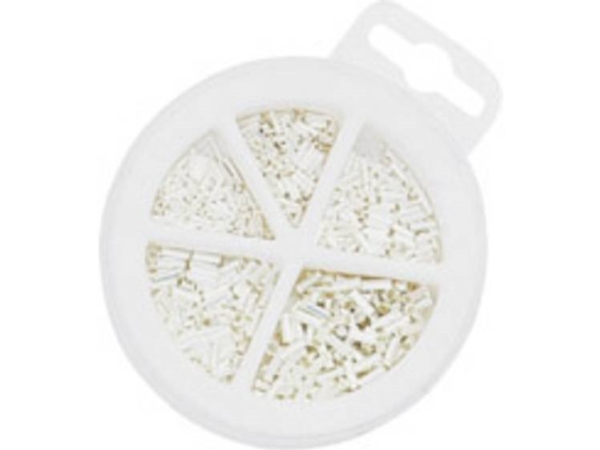 Nws 144-Bs-500 Kabelsko-Sortiment 0.5 Mm², 0.75 Mm², 1 Mm², 1.5 Mm², 2.5 Mm² Uisoleret Sølv 500 Stk Box